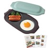 【Toffy/トフィー】 Microwave Double Grill Plate K-MW5, Just Place in the