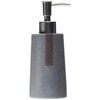 Sealskin Pierra Soap Dispenser, Polyresin, Grey, 7.4 x 18.5 x