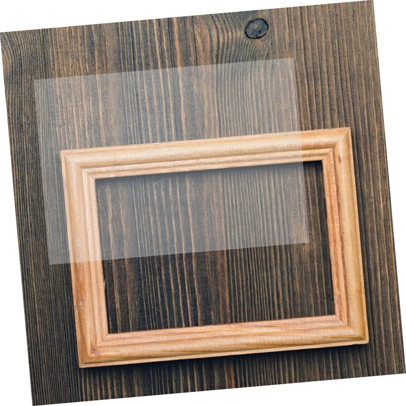 CIYODO 10 Pack Rigid PVC Sheets Transparent Plastic Sheets Frosted