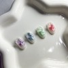 [Handmade Nail Tips] Aurora Gradient Magnetic Gel – Short Oval