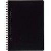 Kokuyo Soft Ring Notebook, B6, 70 Sheets, Black, SV447S5-D (Bulk