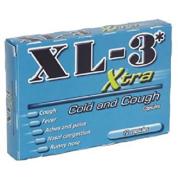 Product Of Xl-3 Xtra, Cold & Cough Capsules, Count 1 - Medicine Cold/Sinus/Allergy / Grab Varieties & Flavors
