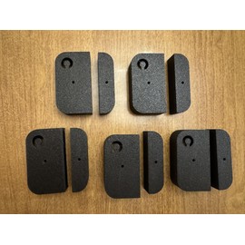 Covers Compatible with Ring Alarm Contact Sensors (2nd Gen) - Pack of 5 (Black)