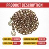 Mytee Products (2 Pack) 1/4" x 12' Transport Binder Chain