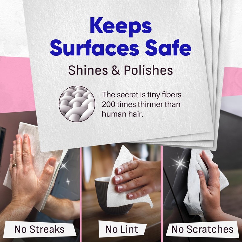 Kaywos Zezo-Fiber Microfiber Cleaning Cloth - Highly Absorbent Premium Towels