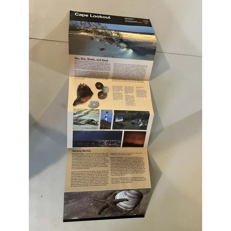 NPS Map & Guide CAPE LOOKOUT North Carolina Seashore