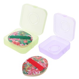 Beavorty Fluffy Makeup Powder Triangle Sponges Soft Velour for Dry Wet Application Non Absorbent for Face Body