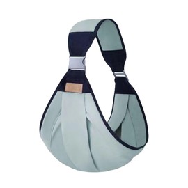 1 x Baby Newborn Baby Sling Baby Carrier Adjustable Buckles Baby Carrier Soft and Breathable Baby Sling Newborn for Baby Carrier Toddlers up to 20 kg (Green), a