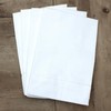 CleverDelights Heavyweight 20" White Hemstitch Dinner Napkins - 4 Pack