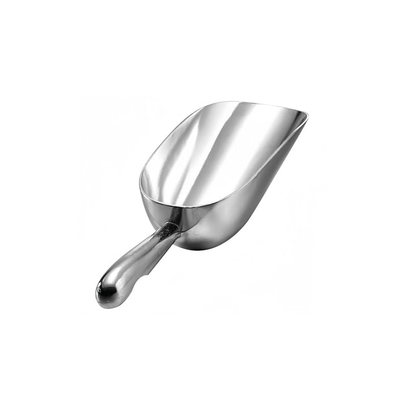 HORNO 12oz Silver Cast Aluminum Shovel Scoops，Ideal for Ice Cube,