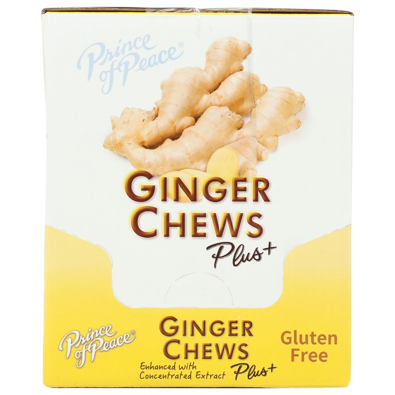 Prince Of Peace Original Flavor Ginger Chew Plus+, Gluten Free,