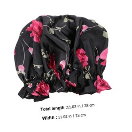 FOMIYES Lace Satin Sleep Bonnet Cap Hats Satin Bonnets Hair Spa Cap Silk Sleeping Bonnet Ladies Hat Silk Cap for Sleeping Women Bonnets for Sleeping Hair Bonnet Polyester