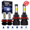 AUIMSOCO 4sides LED Headlight High Low Beam Fog Light For