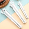 Hemoton 2 pcs Cat Paw Tongs Kitchen Tongs Stainless Steel