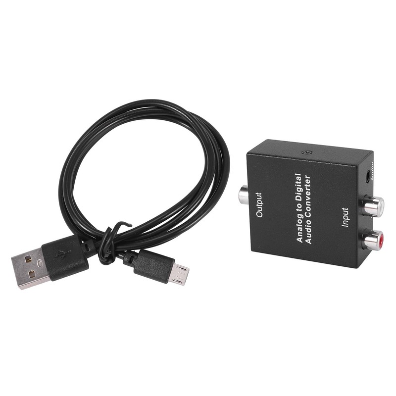 Aribrnten Analog to Digital Audio Converter R/L 3.5mm AUX to