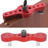 Woodworking Dowel Drill Guide Jig Positioner Aluminum Alloy 6/8/10mm Hole