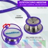 Medstar Estetoscopio Profesional de Doble Campana., »Campana de Acero Inoxidable.,