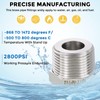Kozelo 2pcs 3/4" Female NPT to 1/2" Female NPT Solid