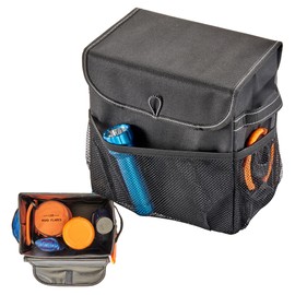 High Road Car Storage Organizer with Lid, Multipurpose Back or Front Seat Auto Console or Trunk Organizer, Univeral Fit in All Vehicles