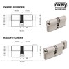 GERCAR Pro Knob Cylinder 35/35 Solid Lock with Knob Cylinder