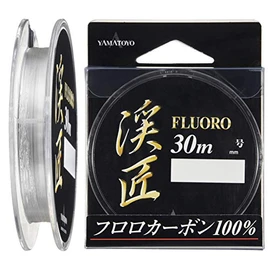 YAMATOYO, Fluorocarbon Line, Keishou Fluoro, 11.8 ft (30 m), No. 0.6, 2lb, Clear