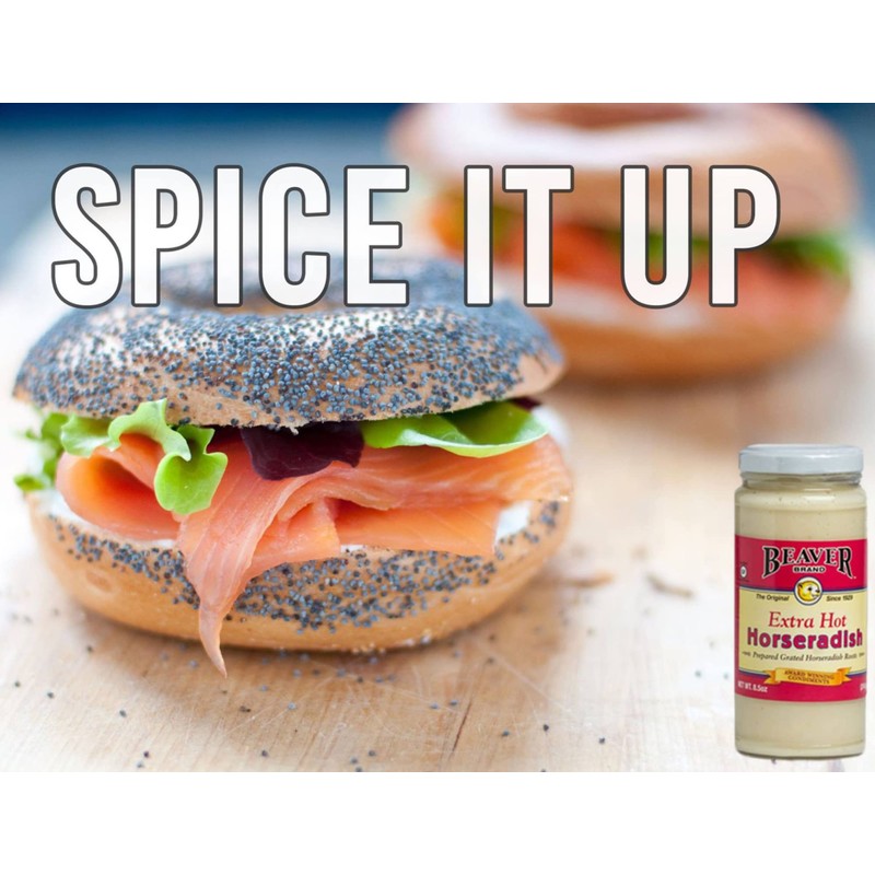 Beaver Horseradish Extra Hot 4oz (Pack of 2)