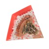 Crystal Pyramid Buddha Epoxy Energy Stone Handicraft for Household Decoration