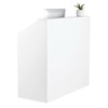 VEVOR Reception Desk, 46 Inch Rectangular Front Counter Table, Office