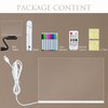 Laysinly Acrylic Dry Erase Board with Light up Stand, 11.81"