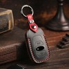 【smasol】Smart Key Case Genuine Leather Leather Key Cover Compatible with