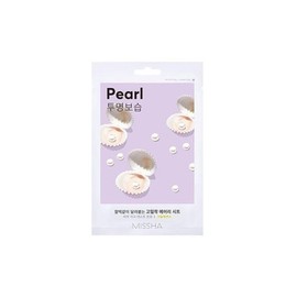 [Missha] Missha Airy Close-fitting Sheet Mask 19g (Pearl) (14853120) / [미샤] 미샤 에어리 밀착 시트 마스크 19g (진주) (14853120)