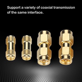 Adaptador SMA 2 PCS - Macho a Macho y Hembra a Hembra - Conector Coaxial RF