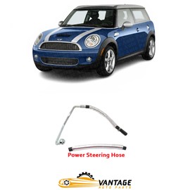 Vantage Auto Parts - Front Power Steering Hose Compatible with Mini Cooper 2002-2008 | DIRECT REPLACEMENT | 32416781744 32416754498