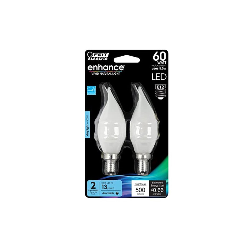Feit Electric Bulb LED FLM FRS 5.5W2PK
