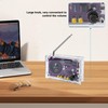 Radio with 2inch Speaker and Acrylic Case, DIY FM Radio