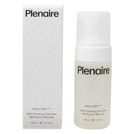 Daily Airy by Plenaire - 120ml Gentle Self Foaming Cleanser for Radiant and Refreshed Skin - Clean, Vegan, Cruelty-Free, UK Made - Sulphate-Free, pH Balanced for All Skin Types (120ml)