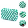 Knitted Wool Checkerboard Pencil Case - Preppy, Aesthetic, Corduroy for
