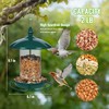 Metal Bird Feeder for Outside Hanging,Wild Bird Feeders for Cardinal,