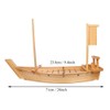 BIPEGE Wooden Sushi Boat Serving Tray, 28 Inch Sushi Plate