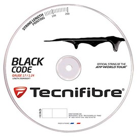 Tecnifibre Code Tennis String 200 m Black black Size:1.24