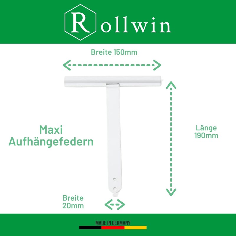 Rollwin Roller shutter accessories set for renovation Maxi SW60 4x