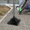 Walensee Steel Tamper with 48 inch Handle 8"x8" Garden Rubber