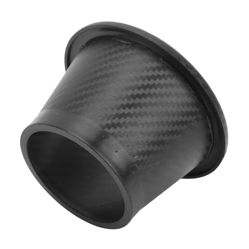 Turbo Air Intake Pipe Funnel Kit Universal Rubber Carbon Fiber
