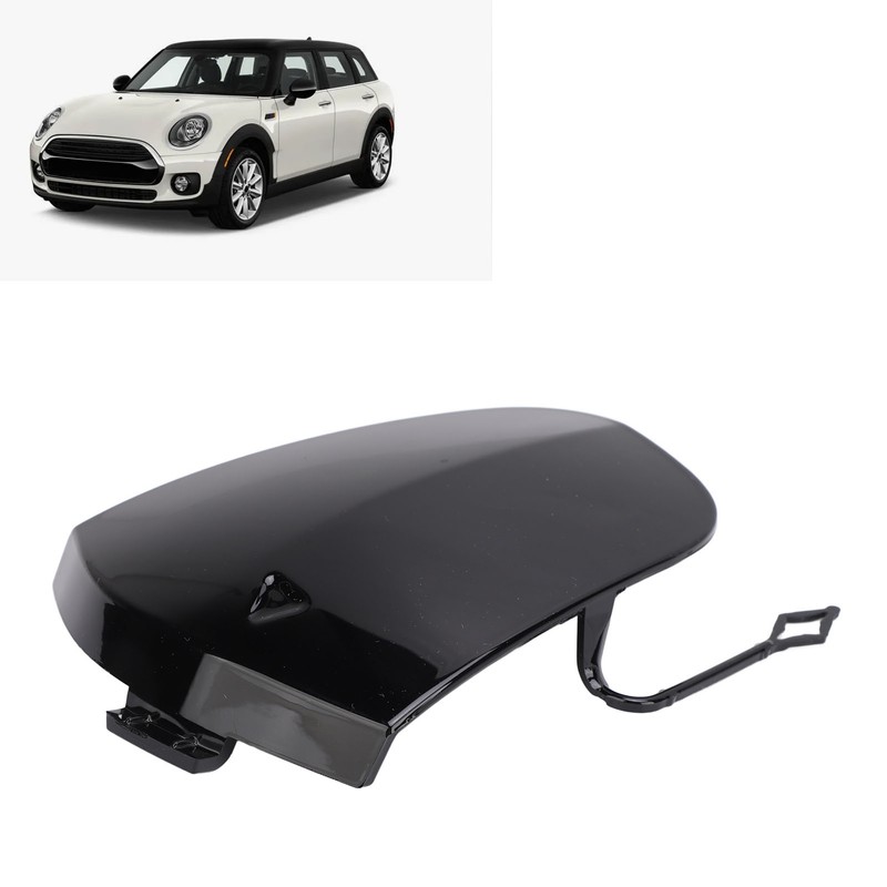 Front Bumper Tow Hook Eye Cover 51117376447 Black Tow Hook