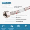 Faucet Supply Line, Braided Stainless Steel 24" Water Supply Hose