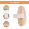 URAQT Dry Brush, Back Brush, Massage Brush, Body Dry Brush