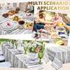 Wood Grain Tablecloth Plastic White Wooden Tablecloths Rustic Rectangular Table