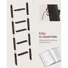 VASAGLE Blanket Ladder Decorative Farmhouse for The Living Room, 5-Tier