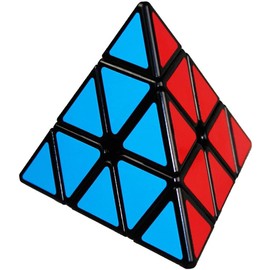 3x3x3 Pyramid Magic Speed Cube Triangle 3D Puzzle Cube Black for Kids and Adults by SHUYUE