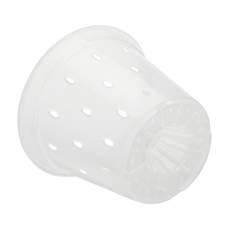 Orchid Flower Pot Breathable Clear Orchid Planting Pot with Holes